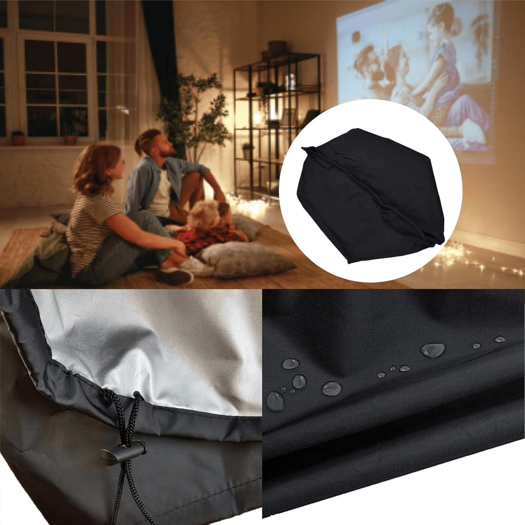 Video-Schutzhülle, 210D-Oxford-Stoff-Projektor-Staubschutz-Decken-Theater-Schutzhülle für Zuhause un