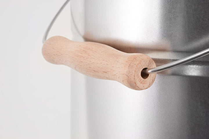 Eurotherm 620094 Kamin Ascheeimer verzinkt mit Deckel, 14 Liter