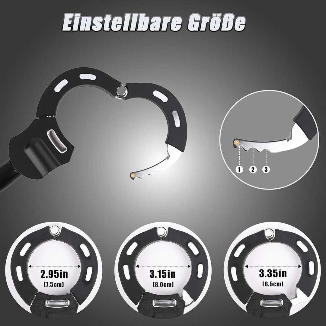 E Scooter Schloss, Handschellenschloss mit Schlüssel & wasserdichter Tasche, Schloss für E Scooter,
