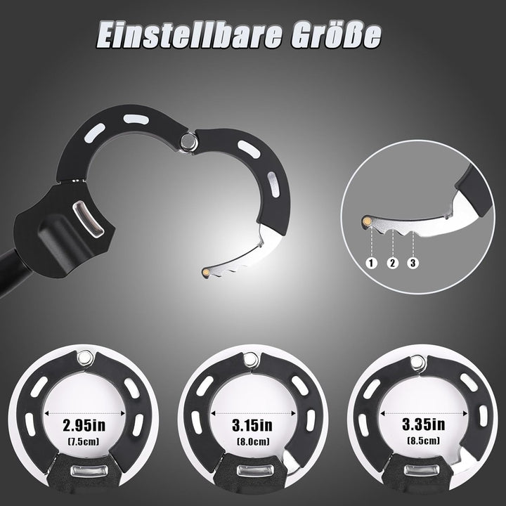 E Scooter Schloss, Handschellenschloss mit Schlüssel & wasserdichter Tasche, Schloss für E Scooter,