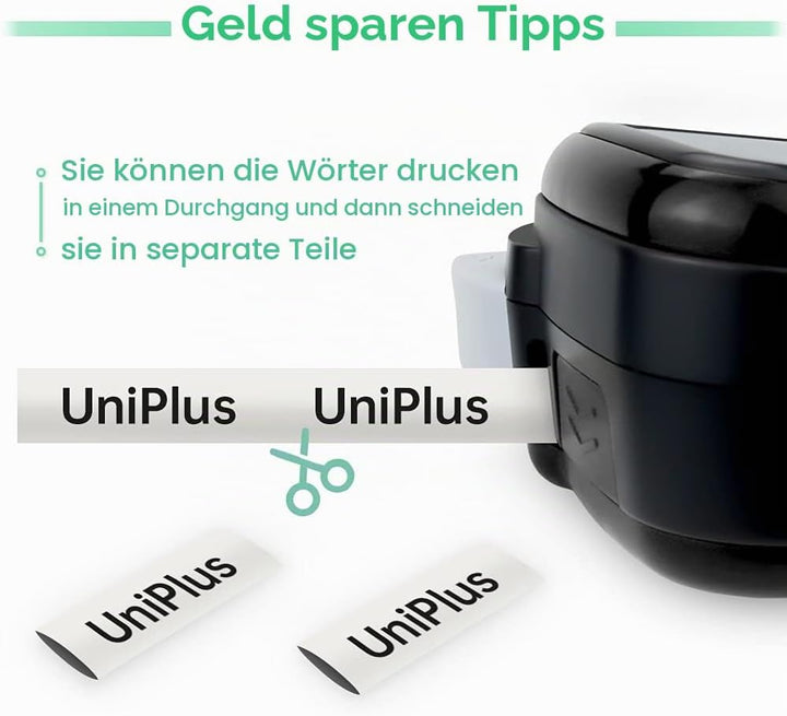 UniPlus Kompatibel Tze Schleifenband als Ersatz für Brother Schrumpfschlauch Hse621 Hs-621 HSc-621 8