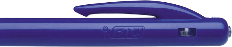 BIC Druckkugelschreiber M10 clic, 0.4 mm, Schachtel à 50 Stück, blau, blau