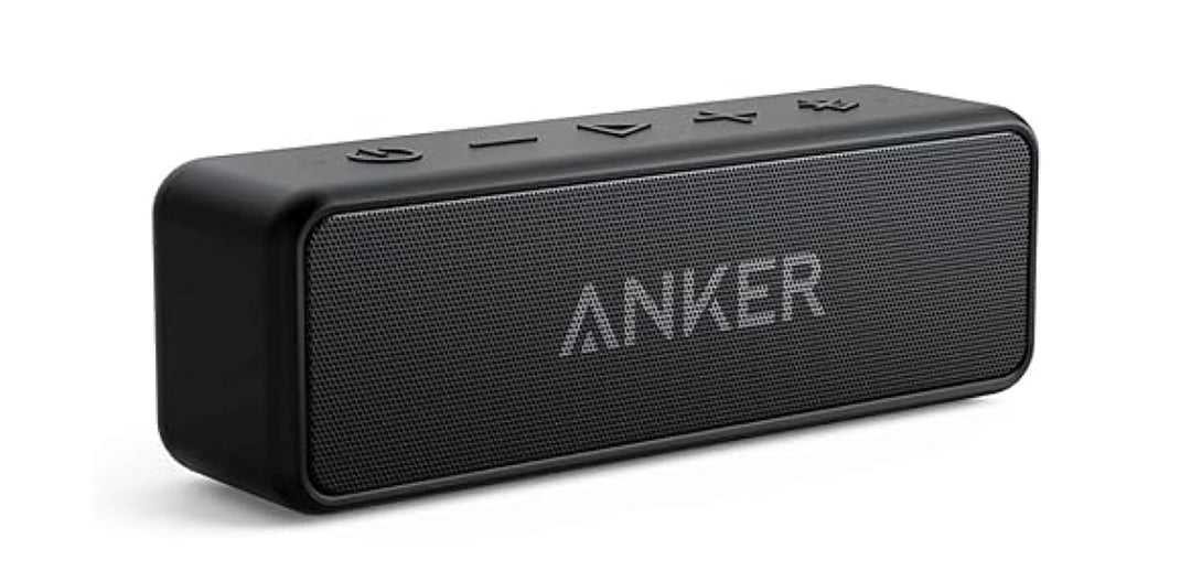 Anker SoundCore 2 Bluetooth Lautsprecher, Fantastischer Sound, Enormer Bass mit Dualen Bass-Treibern