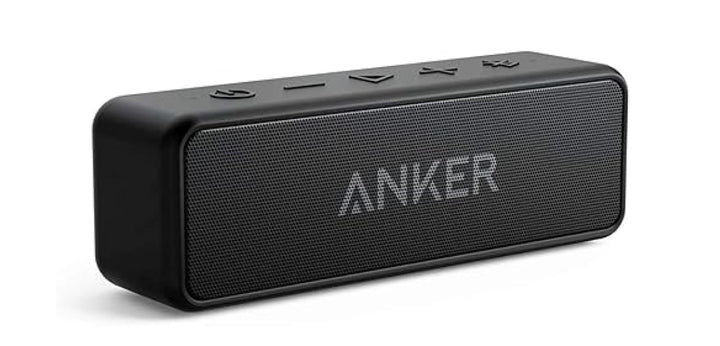 Anker SoundCore 2 Bluetooth Lautsprecher, Fantastischer Sound, Enormer Bass mit Dualen Bass-Treibern