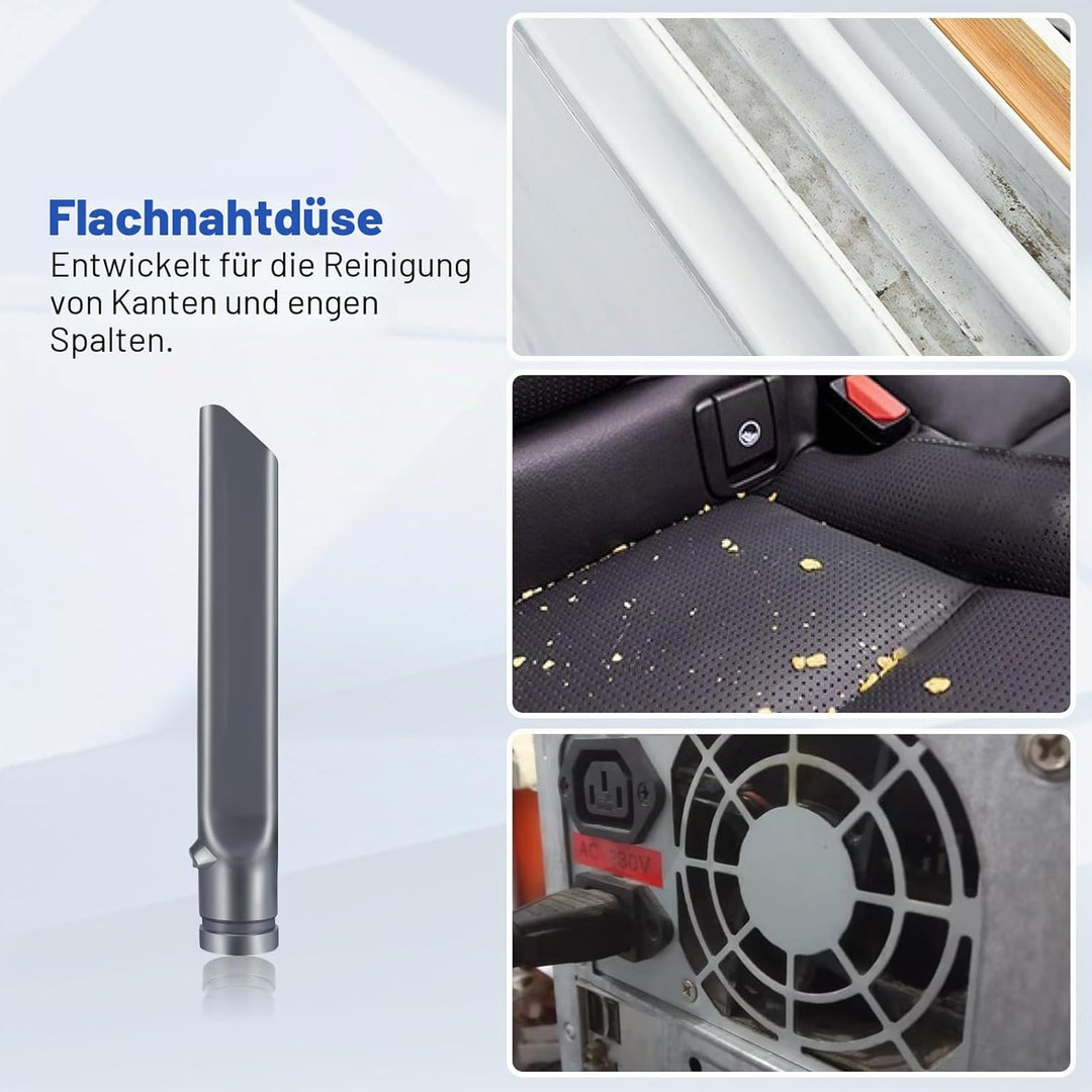 Dyson Fugendüsenbürsten 6er-Pack für DC32, DC33, DC19, DC19 T2, DC20 - Grau - Kombi-Polsterbürste, M