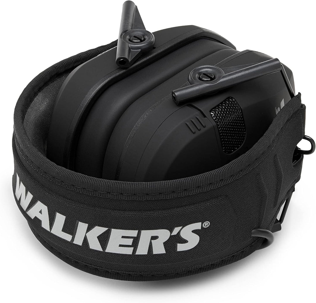 Walker's Game Ear Razor Slim Electronic Muff Schwarz, Schwarz