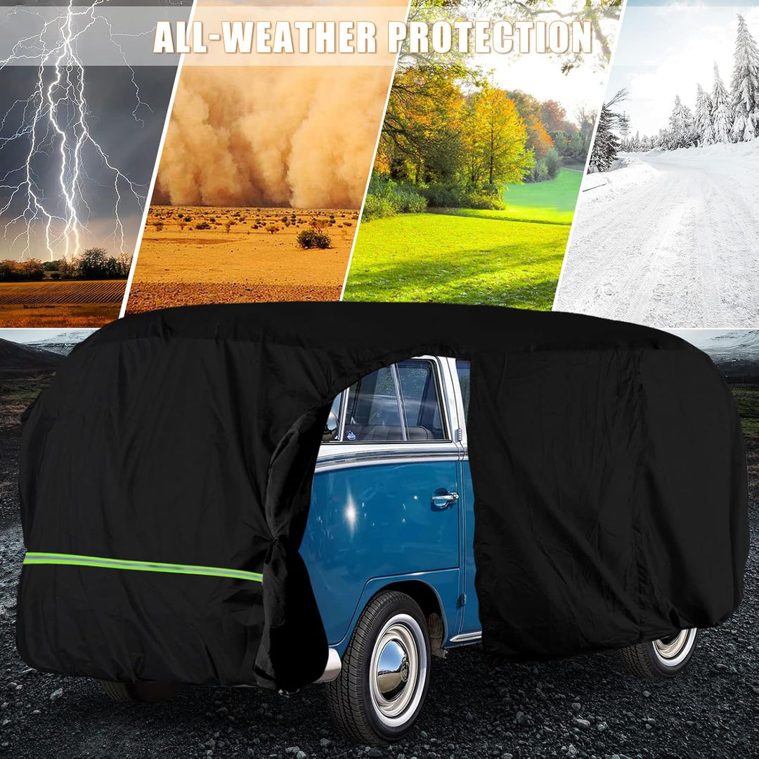 Vollgarage Autoabdeckung Kompatibel mit VW Transporter T1 T2 T3 1950-1992, Autoabdeckung für Drinnen