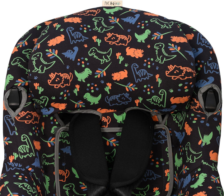 JYOKO Kids Bezug für Autositz kompatibel mit Maxi Cosi (Happy Dino, Maxi Cosi Mica I-Size)