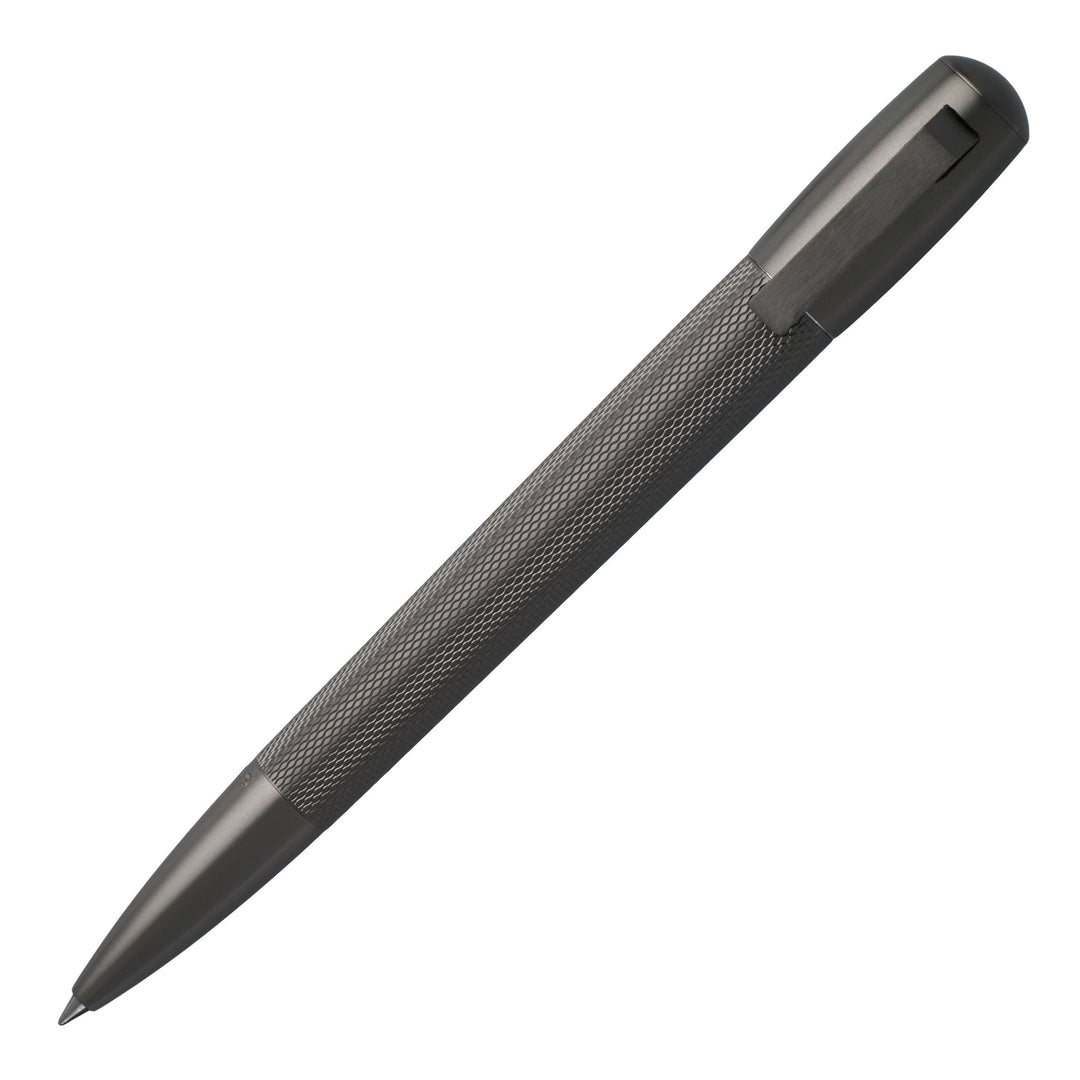 Hugo Boss HSY6034 Kugelschreiber Pure Matte Dark Chrome, 1 Stück (1er Pack) Kugelschreiber Dunkel Ch