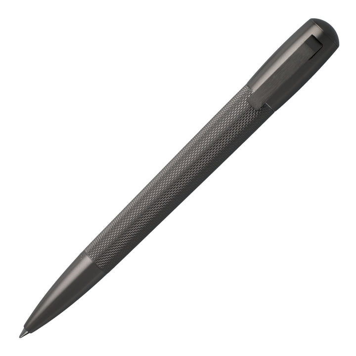 Hugo Boss HSY6034 Kugelschreiber Pure Matte Dark Chrome, 1 Stück (1er Pack) Kugelschreiber Dunkel Ch