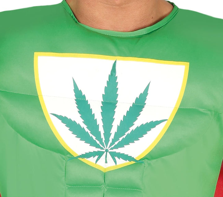 GUIRCA 88276.0 Super Hero Erwachsenenkostüm Superheld Marijuana, männer, bunt, Talla 52-54