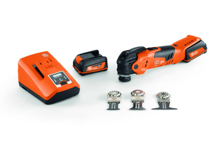 Fein Akku MULTIMASTER AMM 300 Plus Start (Multitool mit Akku 3 Ah, inkl. Ladegerät, Multifunktionswe