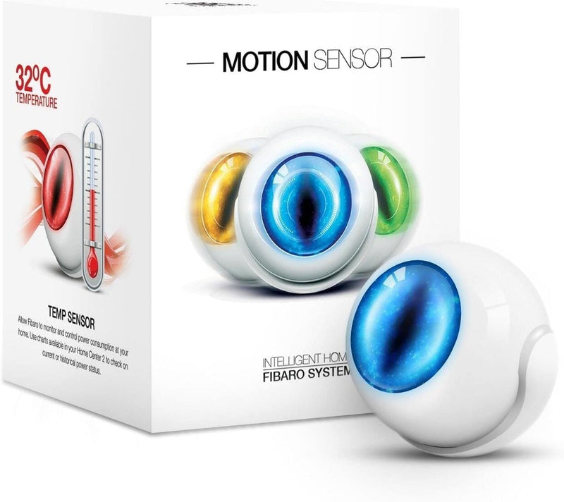 FIBARO Motion Sensor/ Z-Wave Plus Multisensor, Temperatur, Lichtintensitätssensor und Beschleunigung