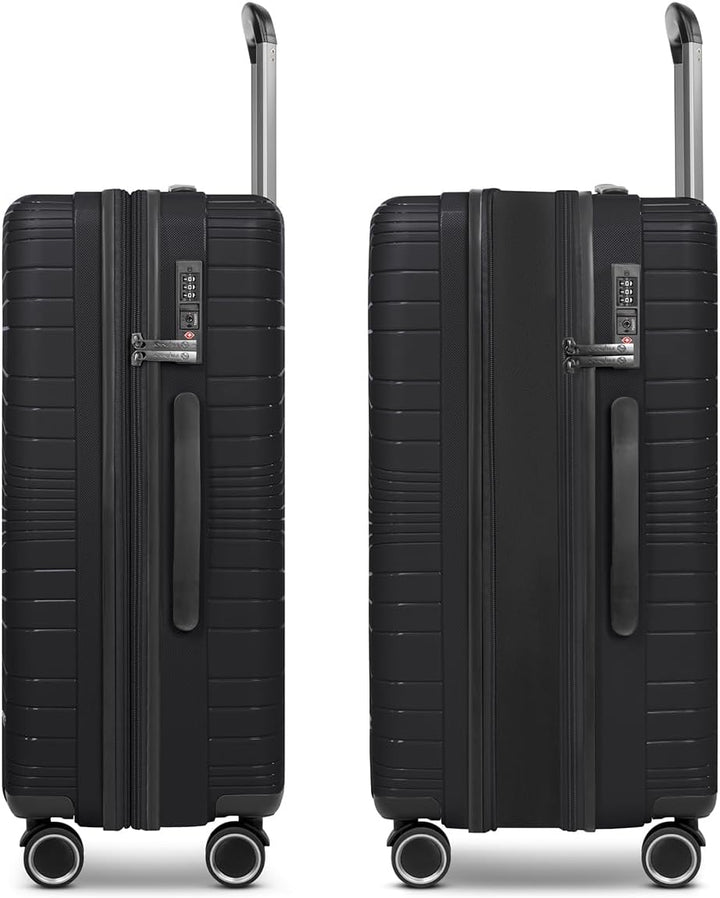 Franky Dallas 3.0 Hartschalen-Kofferset 3 teilig | Trolley-Set ausgestattet mit TSA-Schloss, 4 Rolle