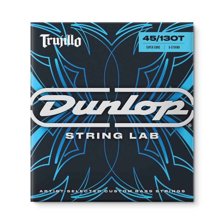 Dunlop RTT45130T Trujillo Edelstahl-Saiten für Bassgitarren (5 Stück, Stärke Medium) 45 - 130 Trujil