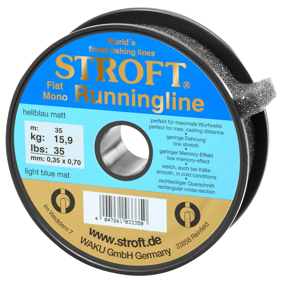 STROFT Runningline Flat Mono 35 lbs, 35 lbs