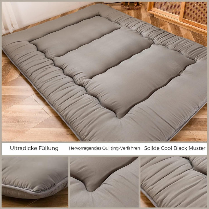 MAXYOYO Japanische Futon-Matratze, Dicke Tatami-Matte, Isomatte, faltbar, aufrollbare Matratze, Schl