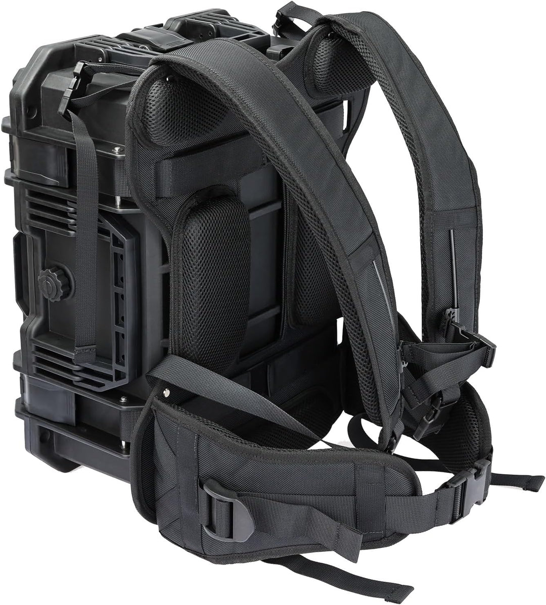 HMF 15401-02 Outdoor Kamerarucksack mit Rasterschaumstoff, Fotorucksack gross | 47,5 x 38 x 22,5 cm