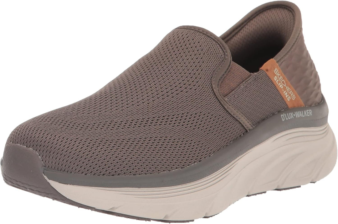 Skechers Herren D'lux Walker Sneaker 39 EU Braun, 39 EU Braun