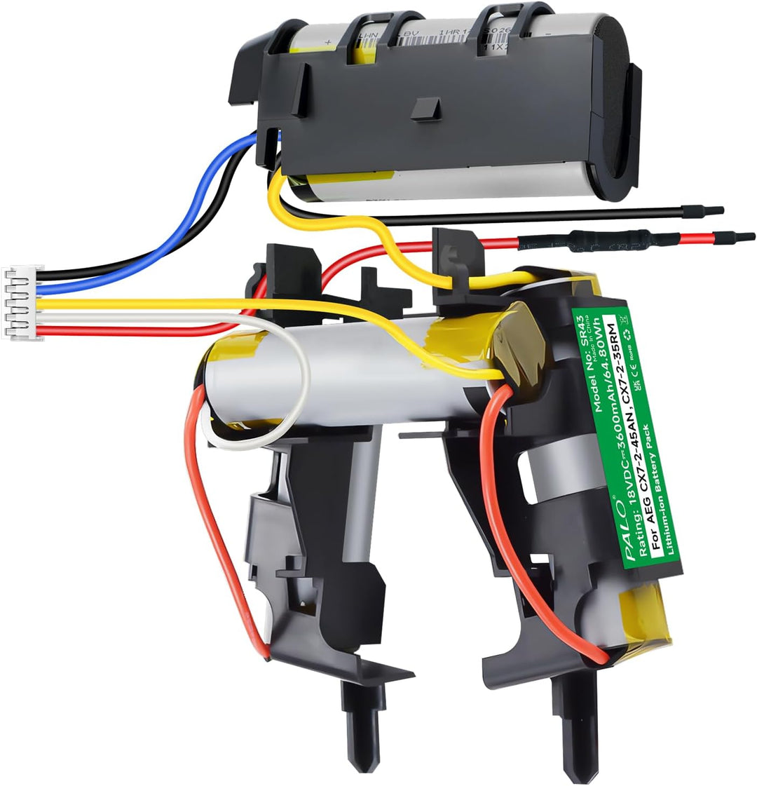 18V/3600mAh Akku für Electrolux AEG CX7, Kompatibel mit AEG CX7-2-45AN,CX7-2-45MÖ,CX7-2-35RM,CX7-35W