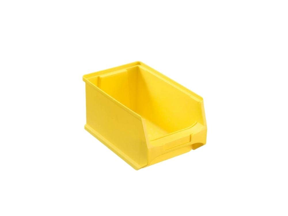 Gelbe Sichtlagerbox 3.0 | HxBxT 12,5x14,5x23,5cm | 2,8 Liter | Sichtlagerbehälter, Sichtlagerkasten,