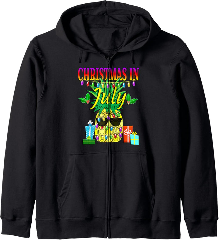 Weihnachten Im Juli Sommer lustige Ananas Sonnenbrille Kapuzenjacke
