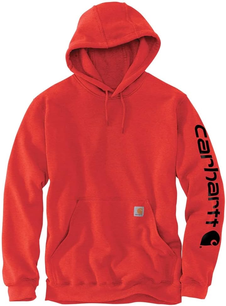 Carhartt Herren Loose Fit Midweight Logo Sleeve Graphic Sweatshirt XL Currant Heather, XL Currant He