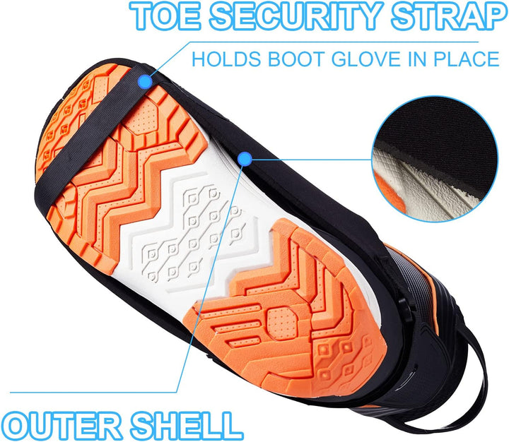 Skischuhüberzüge Verstellbare Warme Stiefel Handschuh Skischuhe Abdeckung Neopren Skischuhüberzieher