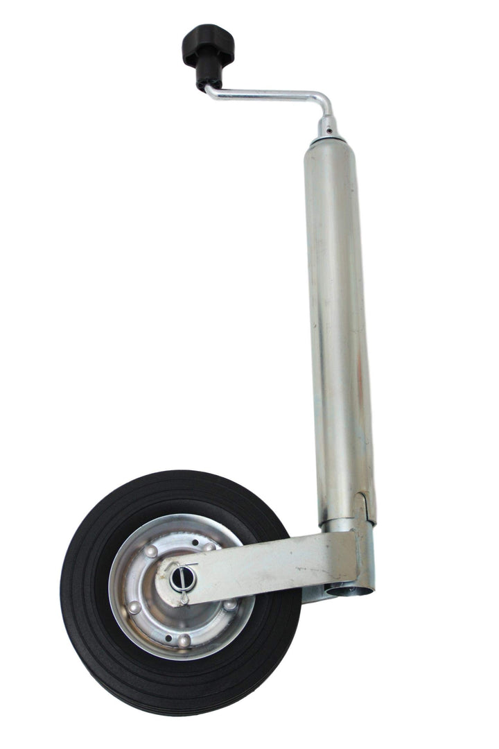trailer parts4u Stützrad Bugrad mit Drucklager 150 kg 48mm - 48er Aufnahme für Anhänger Wohnwagen