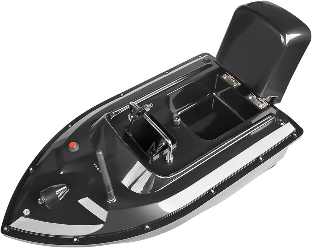 Bilbear Fischköderboot RC Boot Köderboot 500m Fernbedienung Futterboot 1,5kg Laden Doppelmotor Fisch