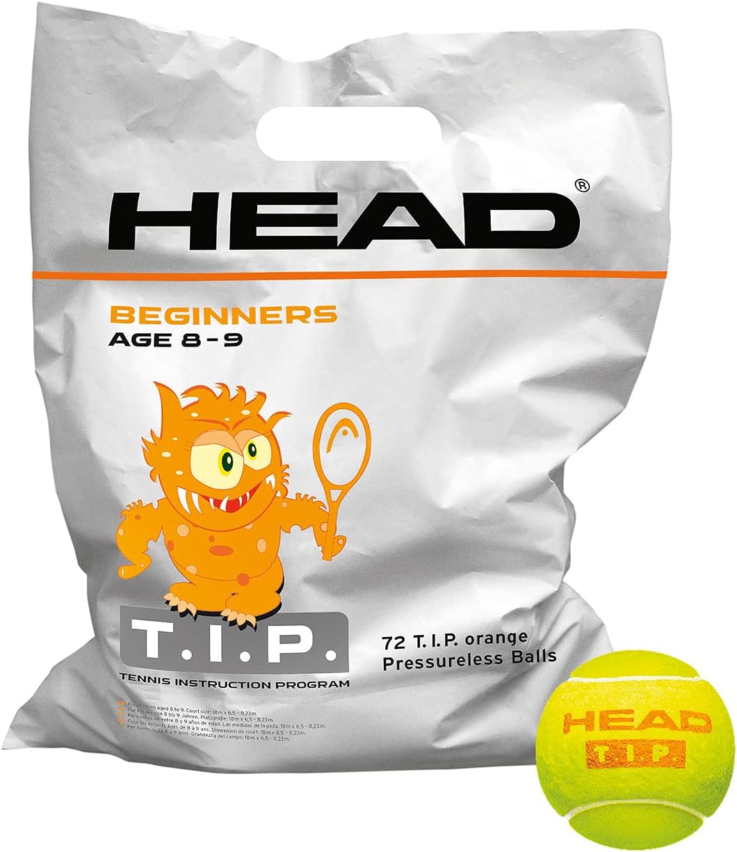 Head - 72B Tip Polybag Tennisbälle (orange) Einheitsgrösse, Einheitsgrösse