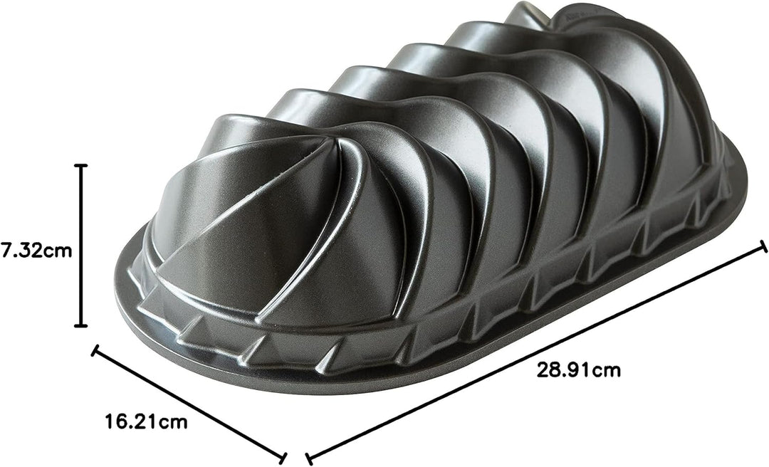 Nordic Ware Backform, Aluminium, Dunkelgrau, 28,9cm