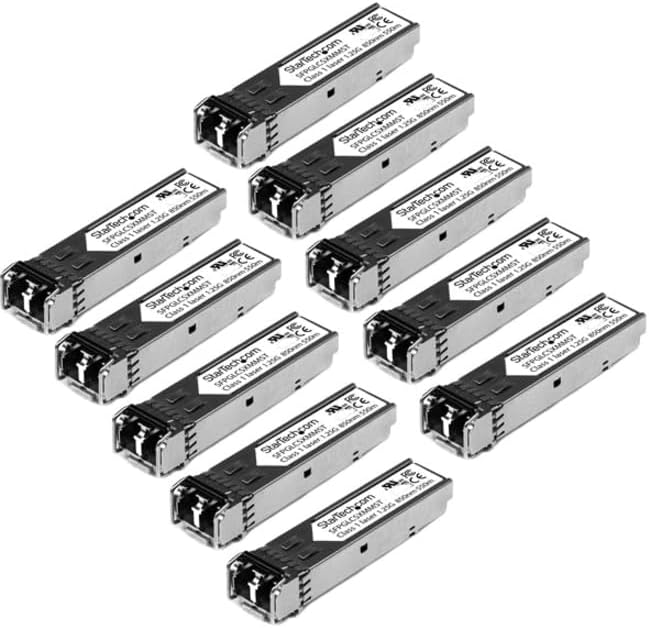 StarTech.com Gigabit LWL SFP Transceiver Modul, Cisco GLC-SX-MM kompatibel, MM LC, 550m, Mini GBIC 1