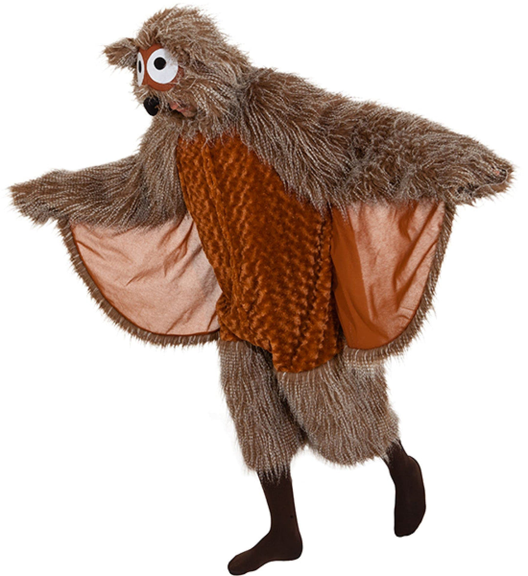 Kostüm Eule Einheitsgrösse Overall Eulenkostüm