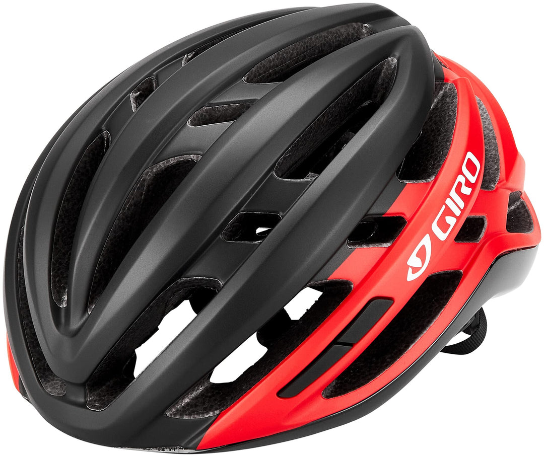 Giro Agilis Rennrad Fahrrad Helm schwarz/rot 2024, L