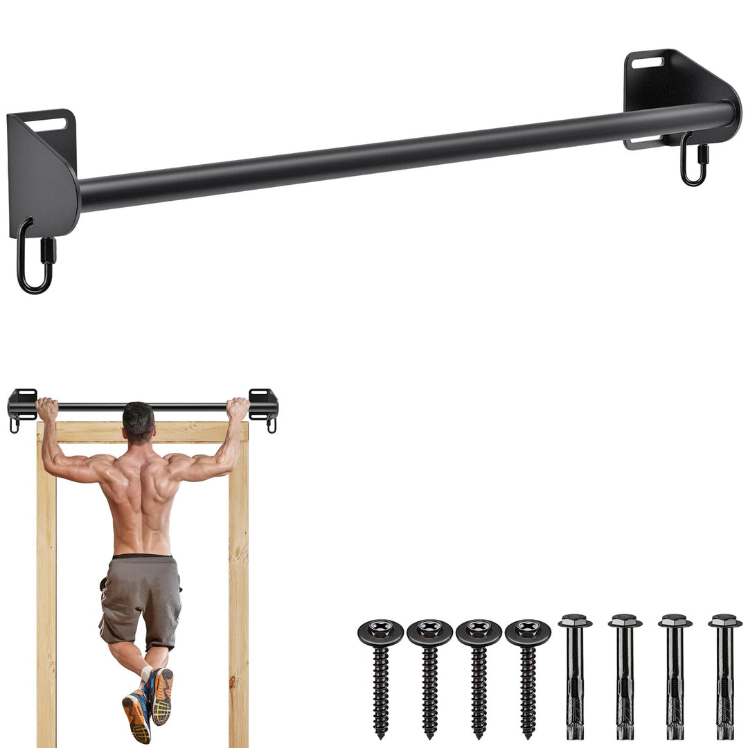 SELEWARE Wandmontierte Klimmzugstange, Heavy Duty Klimmzugstange für die Tür, Multifunktionale Home