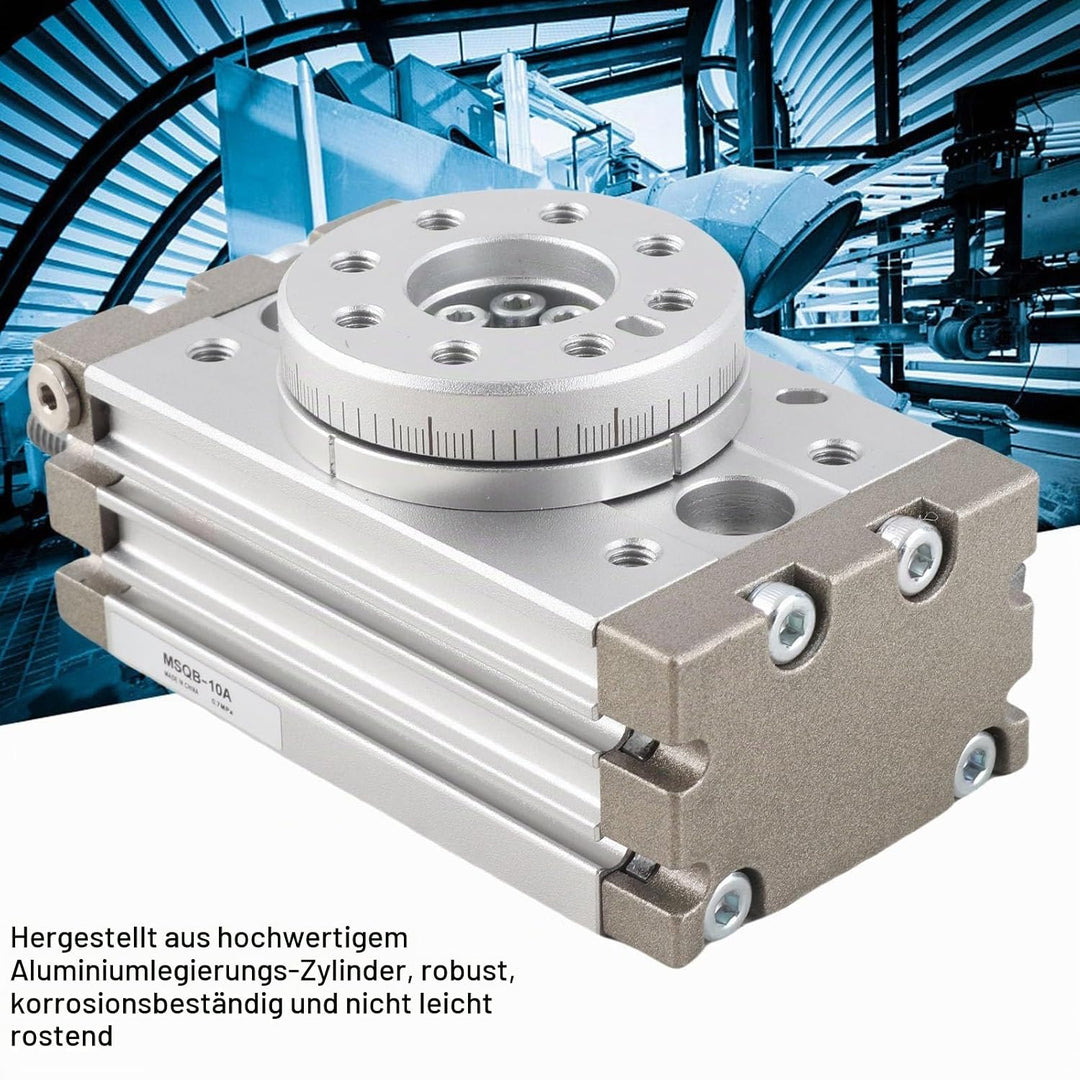 Rotationspneumatikzylinder 180 Grad SMC Typ 15mm Rotationspneumatikzylinder MSQB-10A 0~60 ° C.
