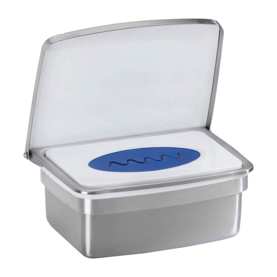 RB&G Premium Feuchttücherbox- aus hochwertigem Edelstahl/kein Austrocknen der Tücher/Halter für Feuc