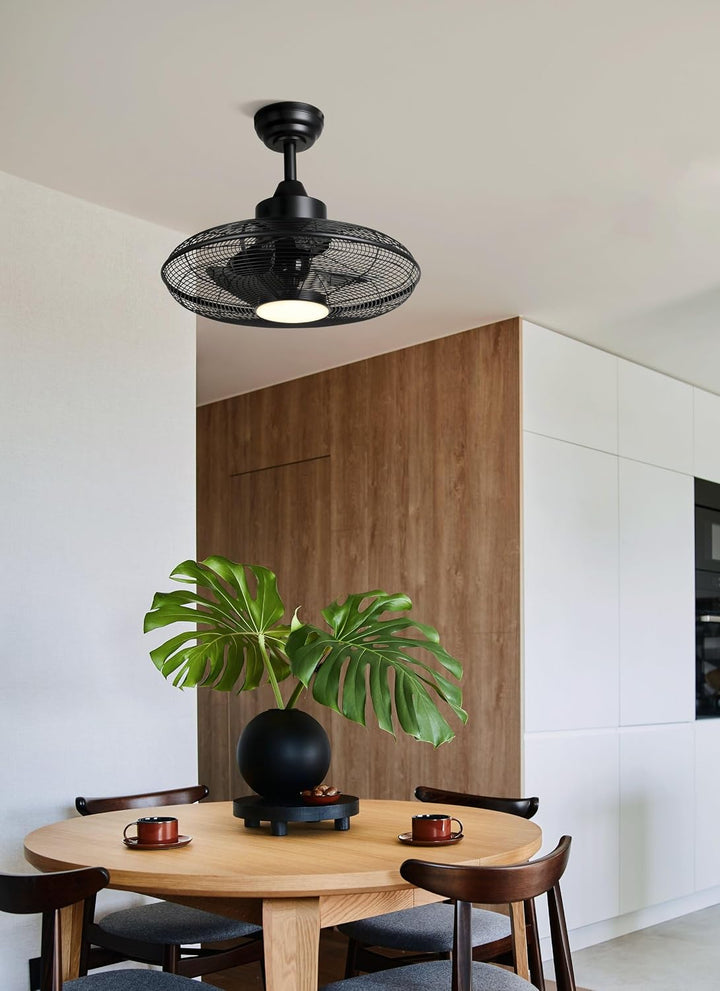 EGLO Deckenventilator Igeldo, Ventilator mit Beleuchtung und Fernbedienung