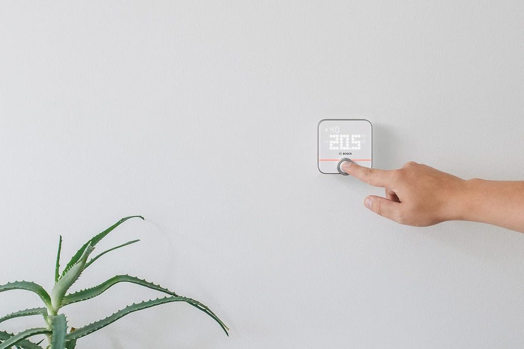 Bosch Smart Home Raumthermostat II zur Steuerung Smarter Heizkörperthermostate, 3er Set Raumthermost