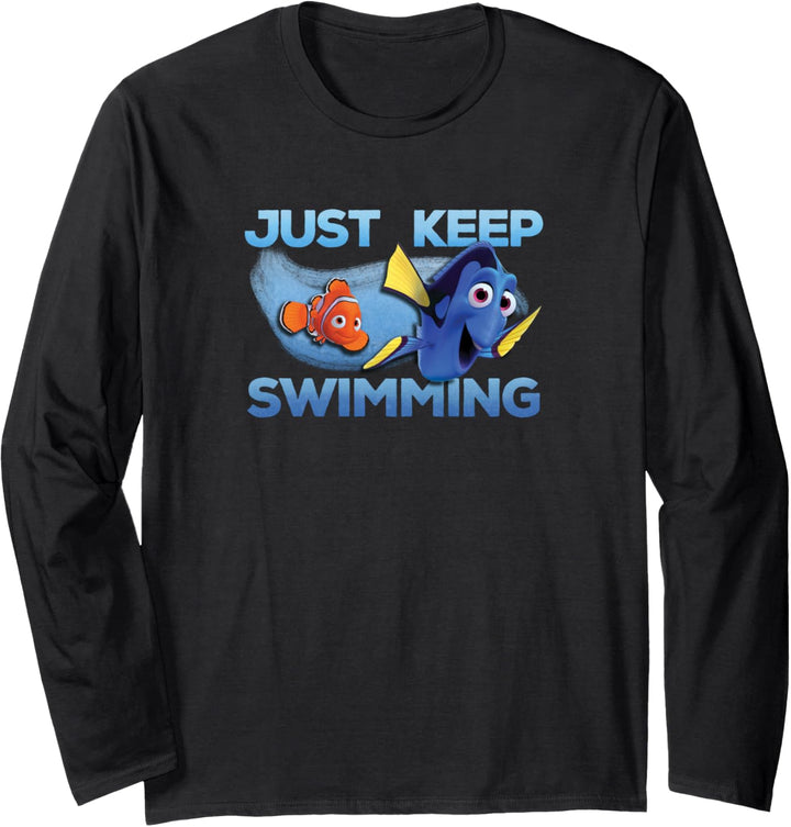 Disney Pixar Finding Dory Just Swimming With Nemo Langarmshirt
