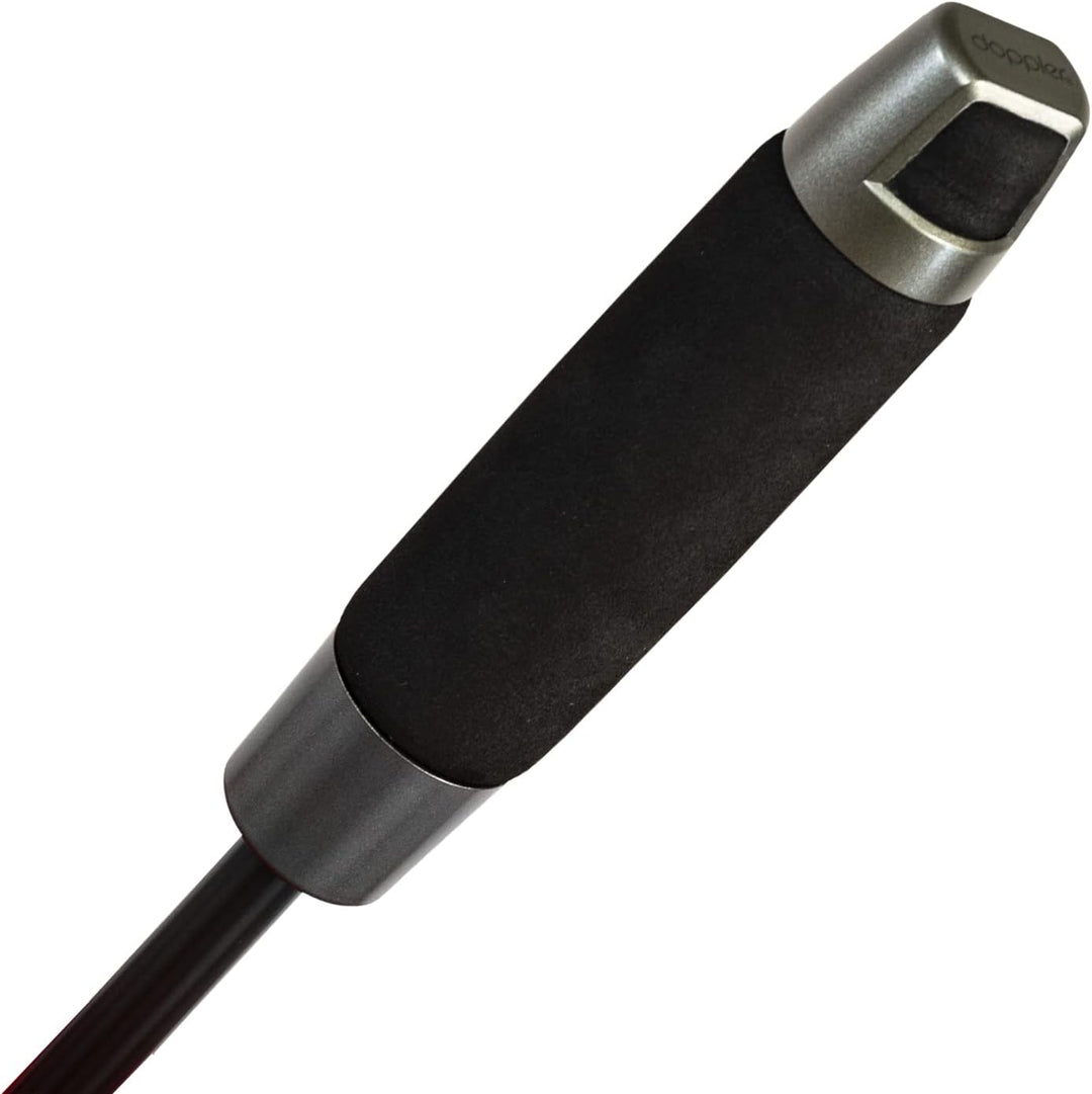 Doppler XXL Golfschirm - Partnerschirm Fiberglas mit Stabgriff - schwarz, schwarz