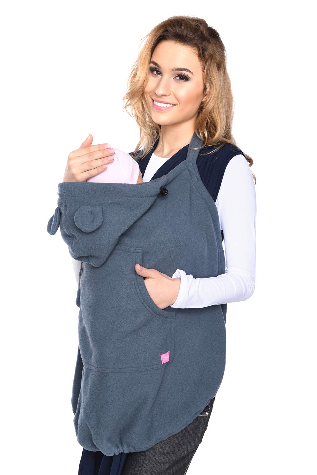 Mija - Tragecover, Universal Bezug für Baby Carrier/Tragetücher/Cape 4022 (Graphite), Graphite