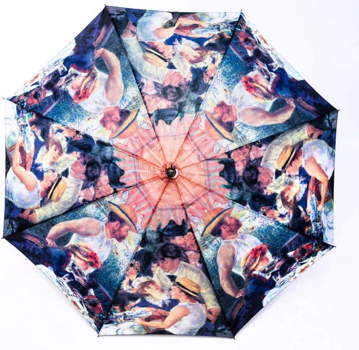 Hochwertiger Regenschirm Damen/Regenschirm Herren Motiv Renoir FRÜHSTÜCK DER RUDERER. Dieser Schirm
