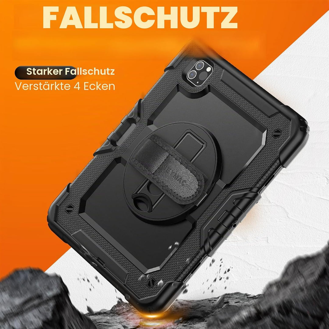 SEYMAC stock Hülle für iPad Pro 11 Zoll (4./3./2./1.Generation, 2022/2021/2020/2018), Stossfeste iPa