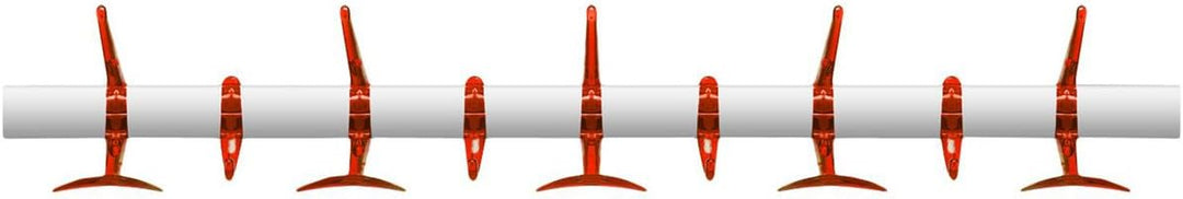 Kartell Hanger Wall, 90 cm, Orange Rot
