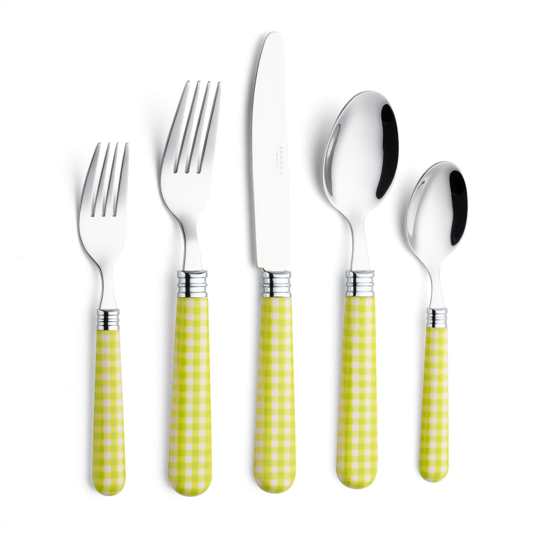 ANNOVA Besteckset, 20-teilig, Griff aus Edelstahl - 4 x Tafelmesser; 4 x Tafelgabeln; 4 x Salatgabel