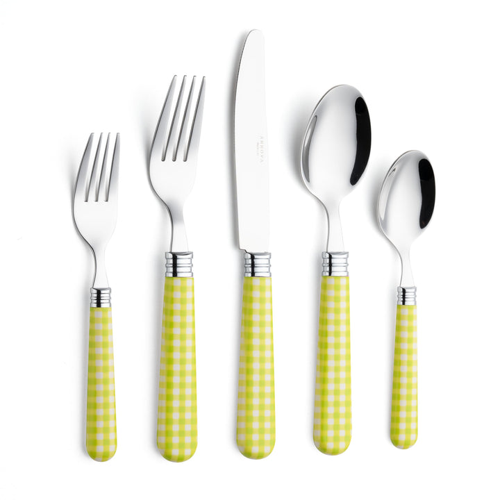 ANNOVA Besteckset, 20-teilig, Griff aus Edelstahl - 4 x Tafelmesser; 4 x Tafelgabeln; 4 x Salatgabel
