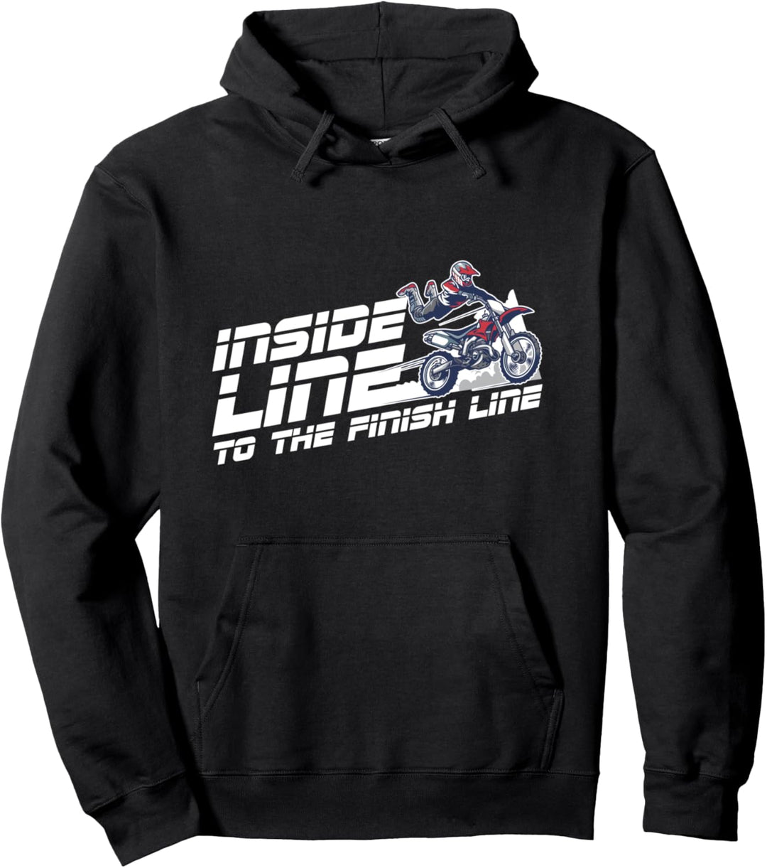 MX Motocross Biker Dirt Bike - Supercross Pullover Hoodie