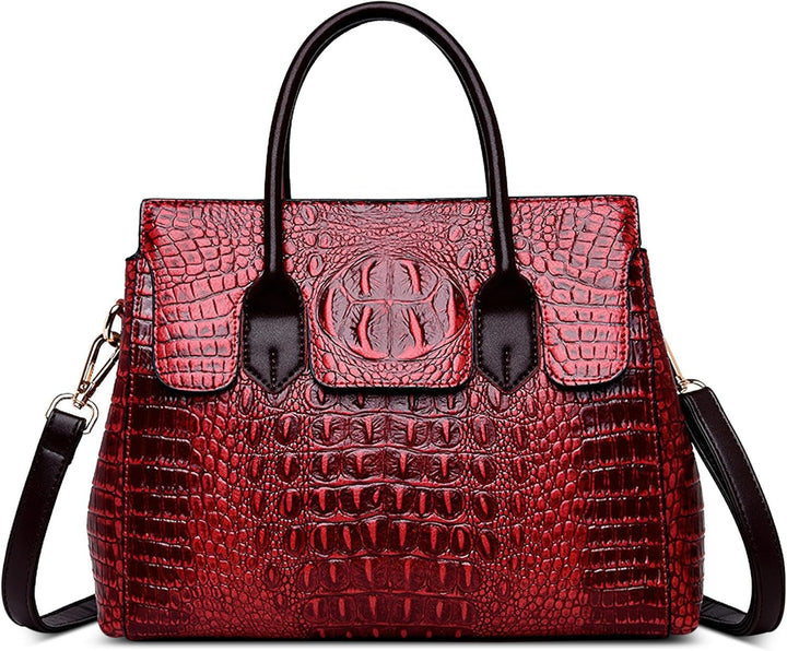 DIRRONA Elegant Damen Umhängetasche Retro Handtasche Casual Reise Schultertasche Gross Kapazität Umh